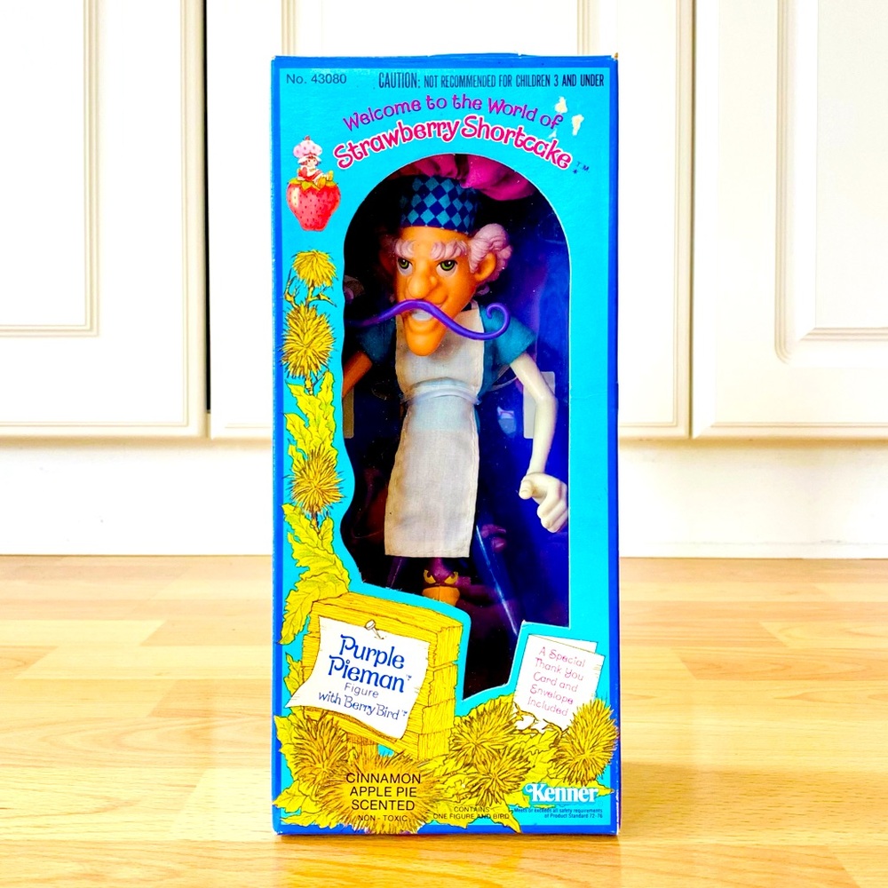 🍓ORIGINAL 1980 STRAWBERRY SHORTCAKE THE PIEMAN *COMPLETE BOX SET*